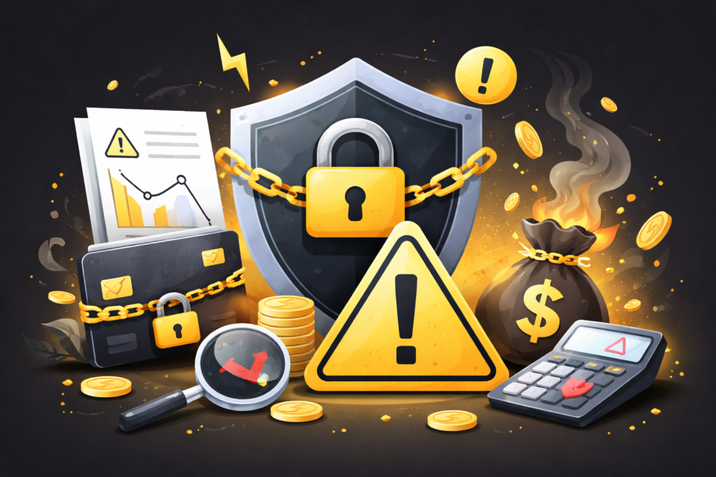 카드깡 이용 시 주의해야 할 위험 요소 이미지